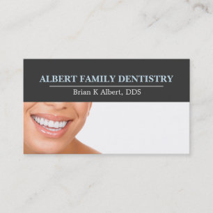 Carte De Visite Dentiste Dentaire Dentisterie Médecin Sourire Entr
