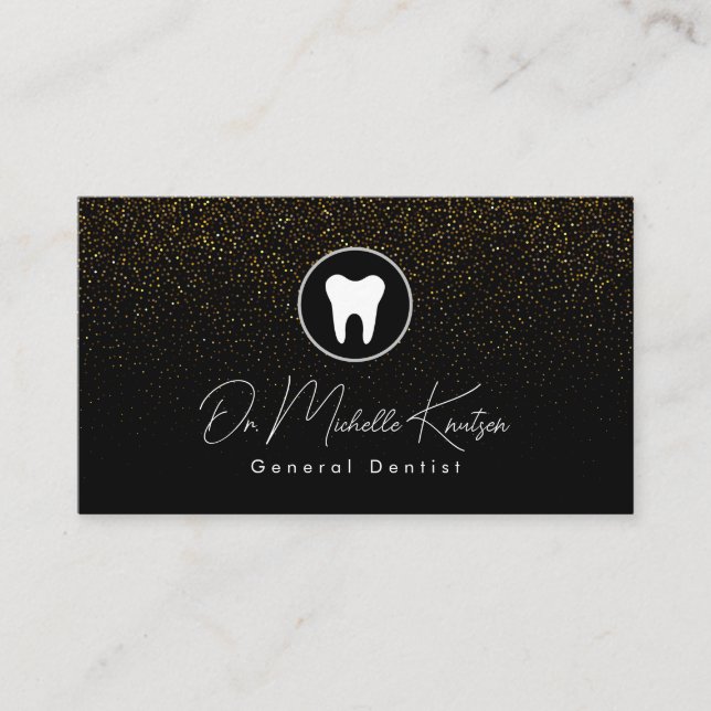 Carte De Visite Dentiste Dentiste Dental Nomination dentaire profe (Devant)