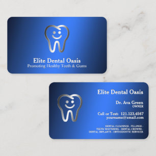 Carte De Visite Dentiste Élite Dentaire