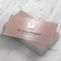 Dentiste moderne Argent Frame Rose Or Soins dentai