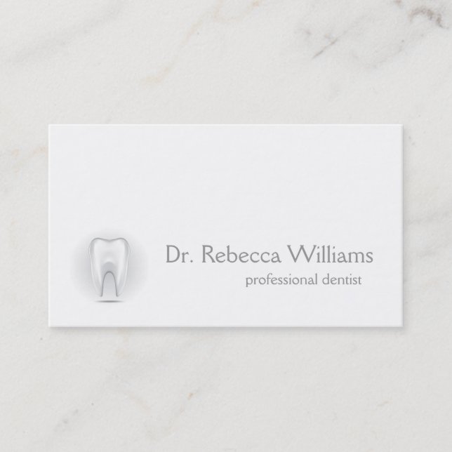 Carte de visite dentiste professionnel (Devant)