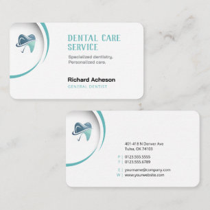 Carte De Visite Dentiste professionnel Service de soins dentaire