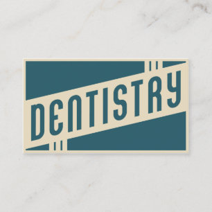 Carte De Visite dentisterie rétro