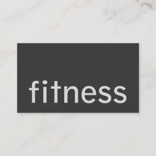 Carte de visite d'entraîneur de fitness moderne en