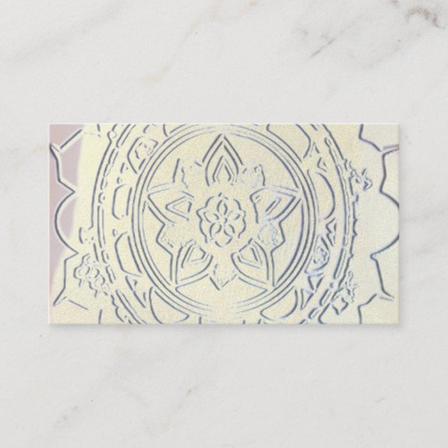Carte de visite d'entraîneur de vie Reiki lumière  (Devant)
