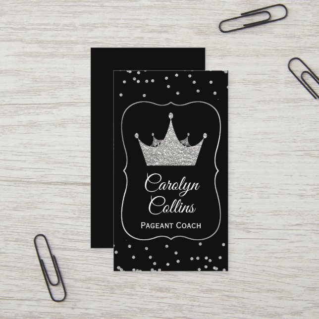 Carte de visite d'entraîneur pour le concours Blac (Devant/Arrière en situation)
