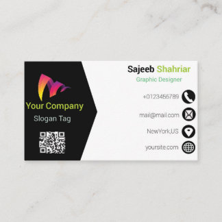 Carte de visite d'entreprise