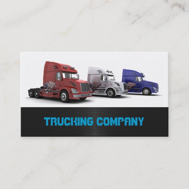 Carte de visite d'entreprise de camionnage (Devant)
