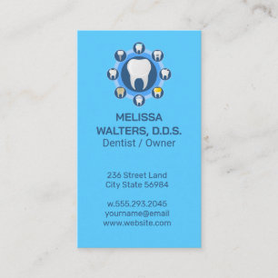 Carte De Visite Dents dans différents traitements   Dentiste