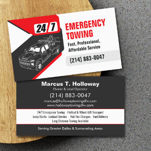Carte De Visite Dépannage routier 24h/24 et 7j/7