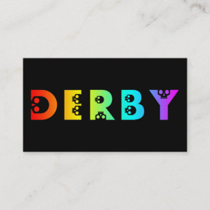 Carte De Visite Derby : skullphabet