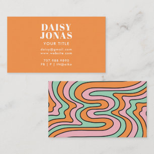 Carte de visite des années 70