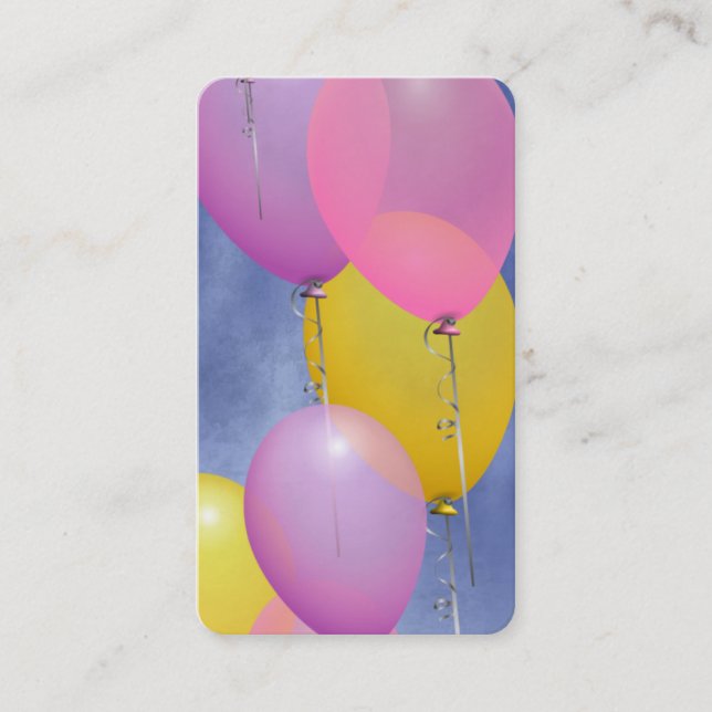 Carte de visite des ballons (Devant)