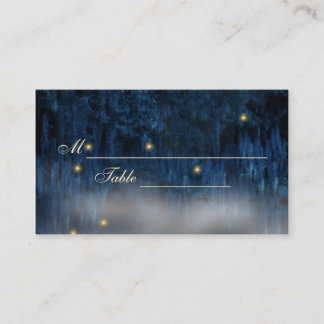 Carte de visite des cartes de table Bayou Bliss