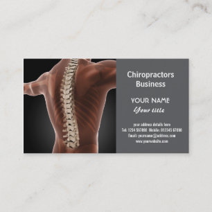 Carte de visite des chiropraticiens