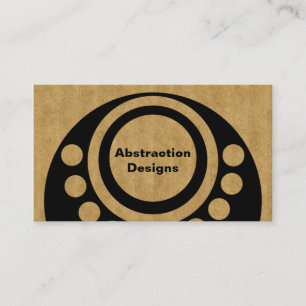 Carte de visite des dimensions Abstraites