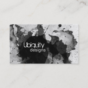 carte de visite des éclaboussures