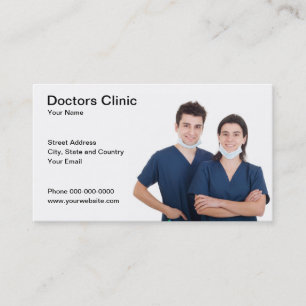 Carte de visite des médecins