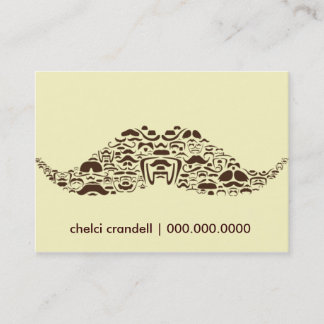 Carte De Visite Des millions de moustaches