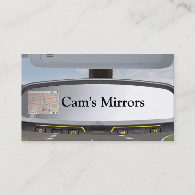 Carte de visite des miroirs de la came (Devant)