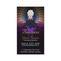 Carte de visite des plumes fractales du Tarot