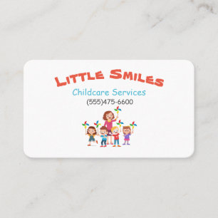 Carte de visite des services de garde d'enfants