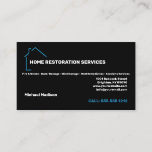 Carte de visite des services de restauration à do