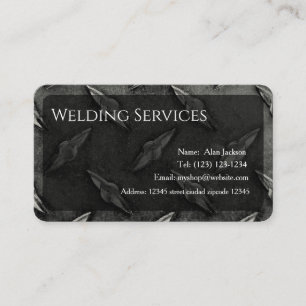 Carte de visite des services de soudure modifiable