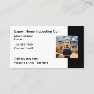 Carte de visite des services d'inspection à domici