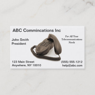Carte de visite des télécommunications