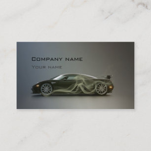 Carte de visite des véhicules à moteur élégant
