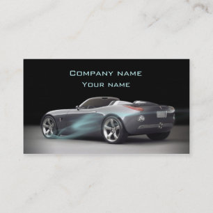 Carte de visite des véhicules à moteur élégant
