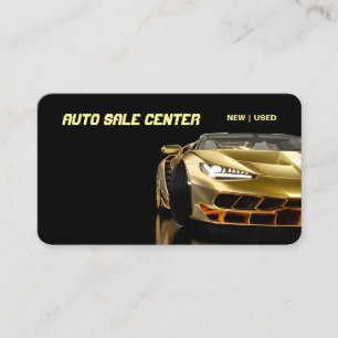 Carte de visite des ventes et services automatique