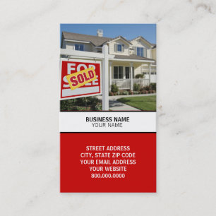 Carte de visite des ventes immobilières