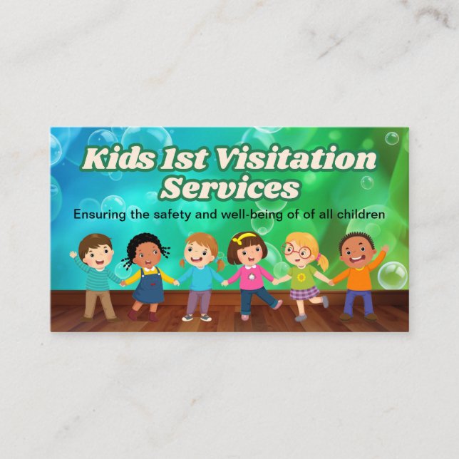 Carte de visite des visites supervisées (Devant)