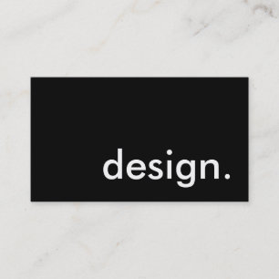 Carte De Visite design.