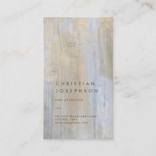 carte de visite design bois