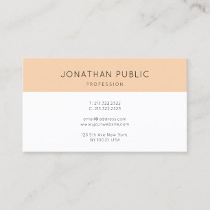 Carte De Visite Design créatif professionnel Design moderne élégan