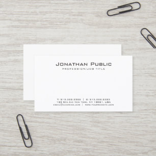 Carte De Visite Design créatif simple et élégant