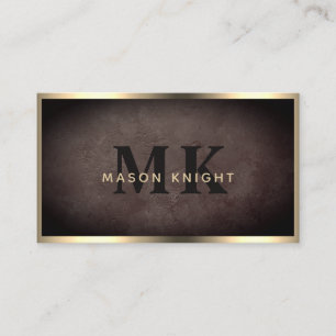 Carte De Visite Design de luxe professionnel Rock Slate Stone & Go