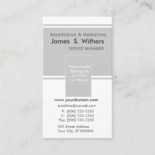 Carte De Visite Design d'entreprise contemporain moderne