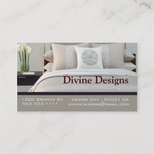Carte De Visite Design d'intérieur - customisé