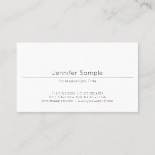 Carte De Visite Design élégant Design moderne élégant sobre luxe t