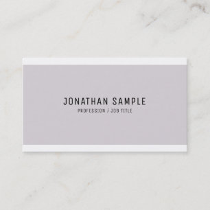Carte De Visite Design élégant Design moderne Plat Professionnel
