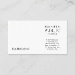 Carte De Visite Design élégant et doux minimaliste moderne tendanc