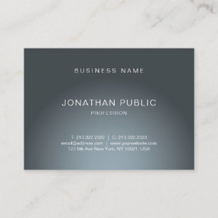 Carte De Visite Design élégant et moderne professionnel Plaine ten