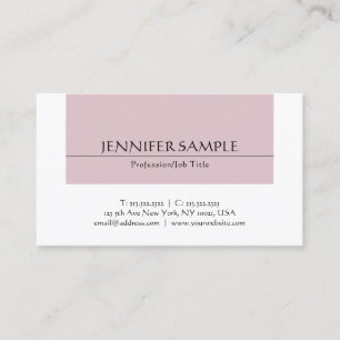 Carte De Visite Design élégant et tendance Design moderne Plaine m