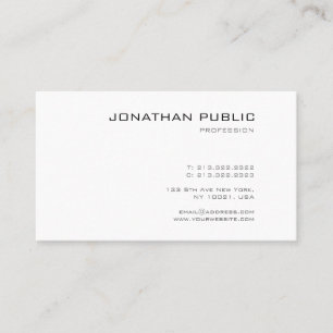 Carte De Visite Design élégant minimaliste moderne cool mignon sim