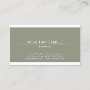 Carte De Visite Design élégant moderne élégant design tendance Pla
