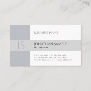 Carte De Visite Design élégant moderne minimaliste chic sobre tend